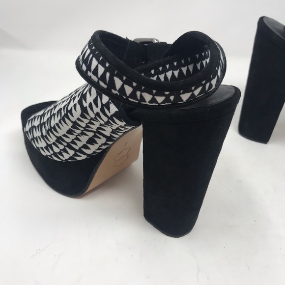 Manaola black wedge heels new size 6 - Picture 3 of 8